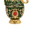 Vintage Turkish Tea & Coffee Set with Pot, Tray & 6 Cups – Gold & Green
